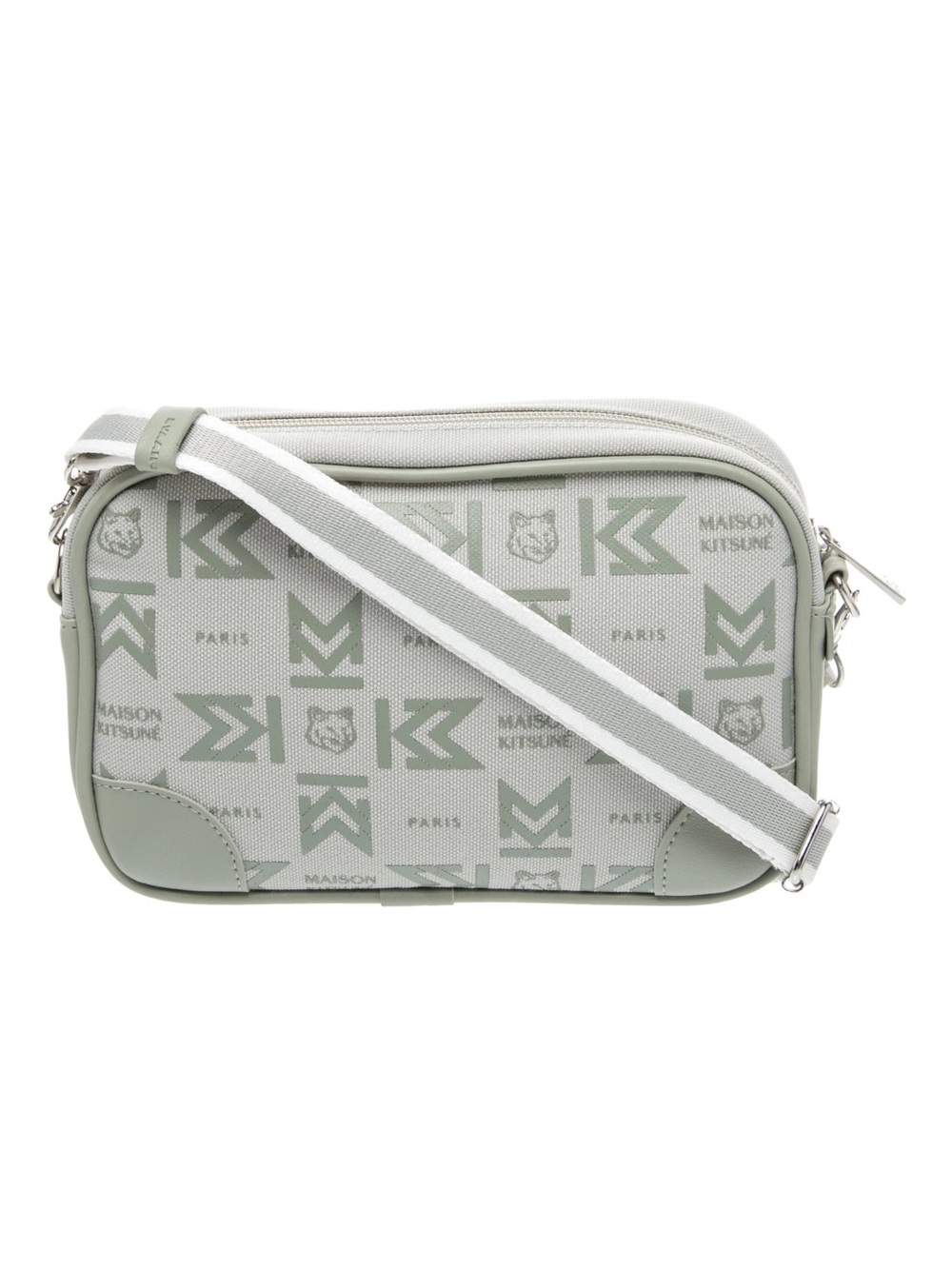 NWOT - Maison Kitsuné x EVA Air Fox Logo Print Crossbody Amenity Bag